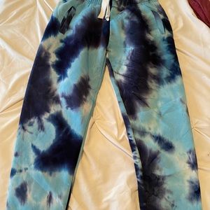 Tye dye sweat pants